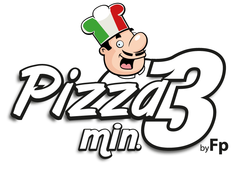 Logo pizza 3 minuti